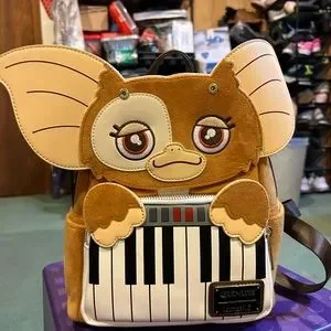 Gremlins Gizmo Holiday Keyboard Cosplay Mini Backpack NWT Loungefly Gremlins Gizmo Holiday Keyboard Cosplay Backpack NEW main image 3